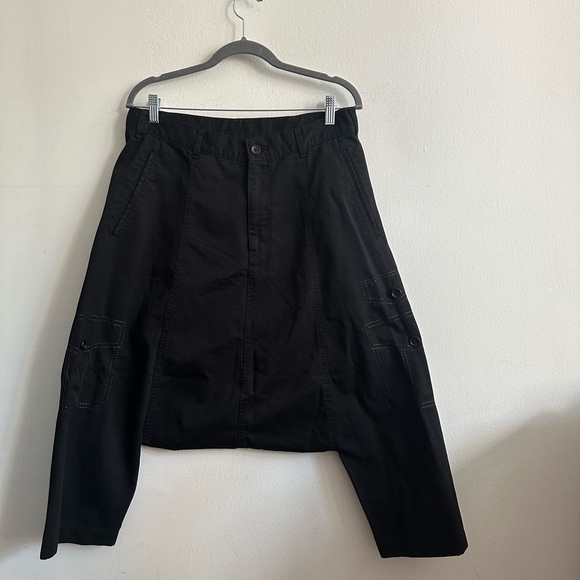 COMME des garcon black label cargo style capris. Size M. - Picture 2 of 6
